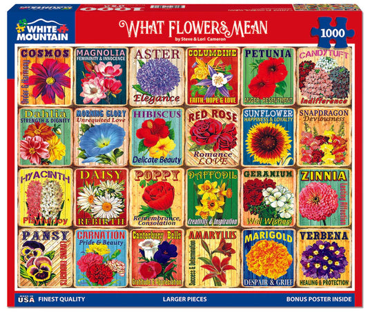 What Flowers Mean - White Mountain