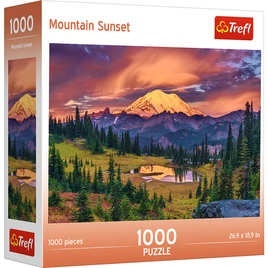 Mountain Sunset - Trefl