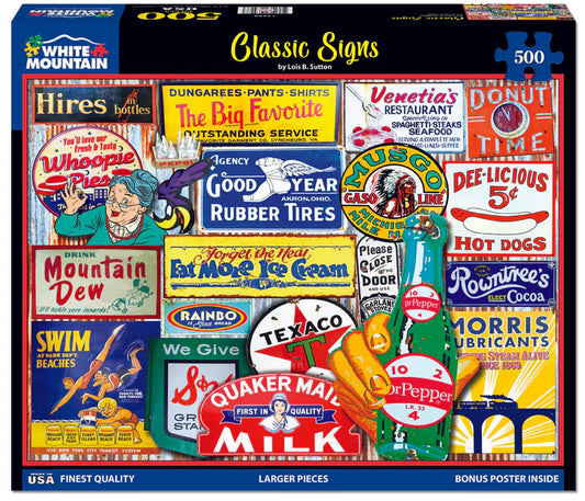 Classic Signs - White Mountain