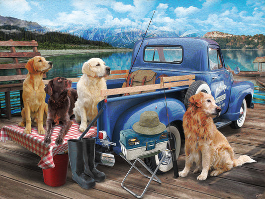 Dogs Gone Fishing - Vermont Christmas Co
