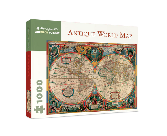 Antique World Map - Pomegranate