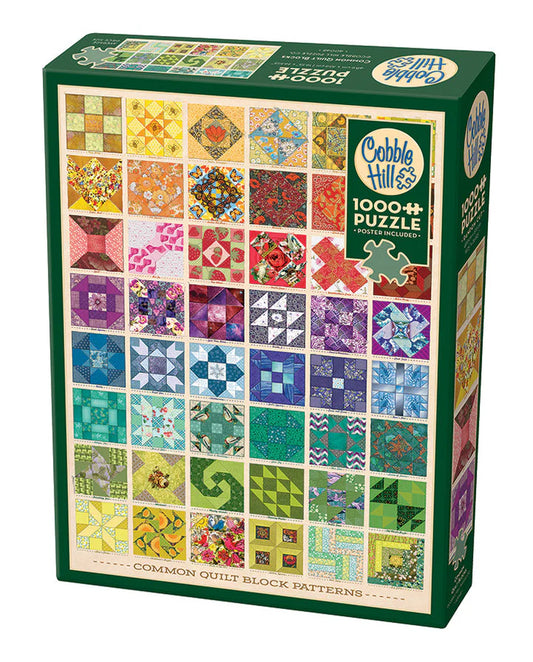 Common Quilt Blocks - Cobble Hill Puzzle