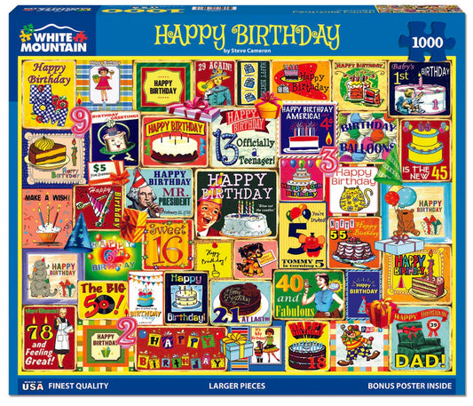 Happy Birthday - White Mountain