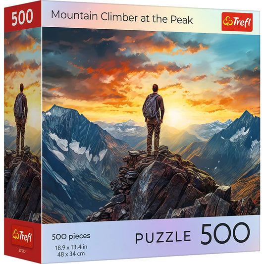 Mountain Climber at the Peak - Trefl