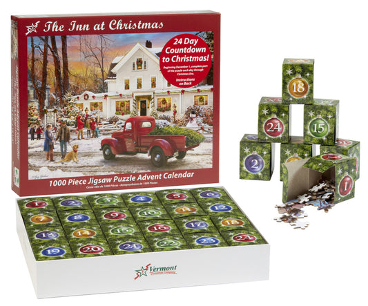The Inn at Christmas Puzzle Advent Calendar - Vermont Christmas Co