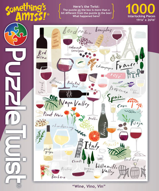 Wine, Vino, Vin  - Puzzle Twist