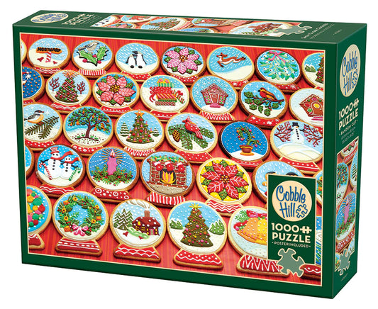Snow Globe Cookies - Cobble Hill Puzzle