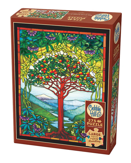 Tree of Life Stained Glass - Cobble Hill Puzzle