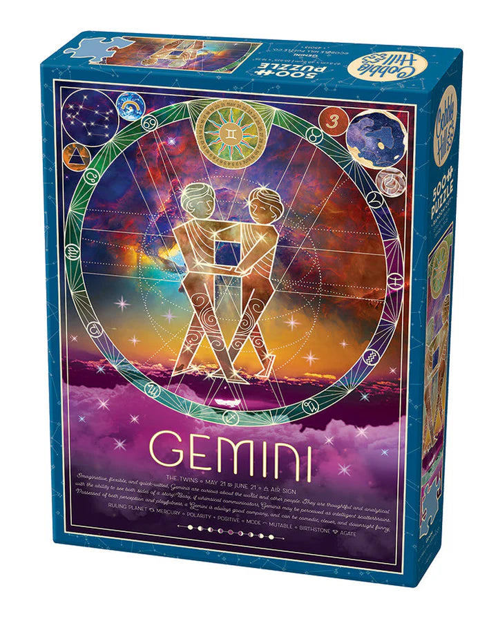 Gemini - Cobble Hill Puzzle, Zodiac Set