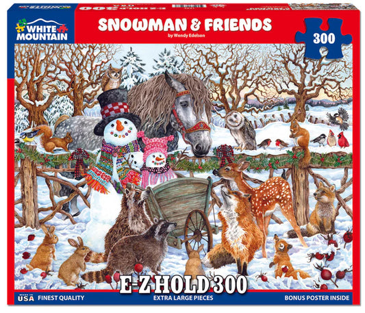 Snowman & Friends - White Mountain