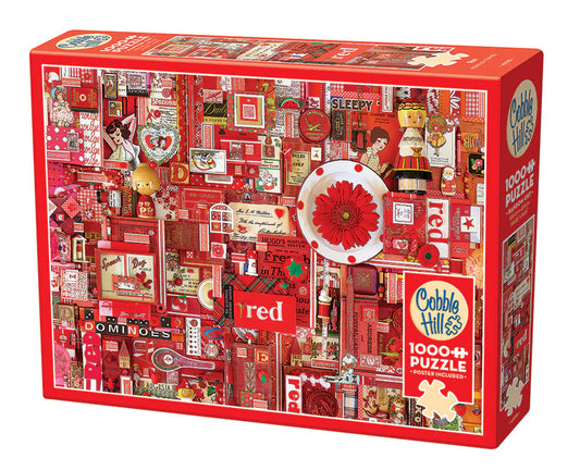 RED - Cobble Hill Puzzle Rainbow Set