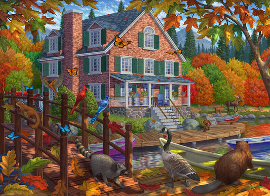 Autumn's Little Visitors - Vermont Christmas Co