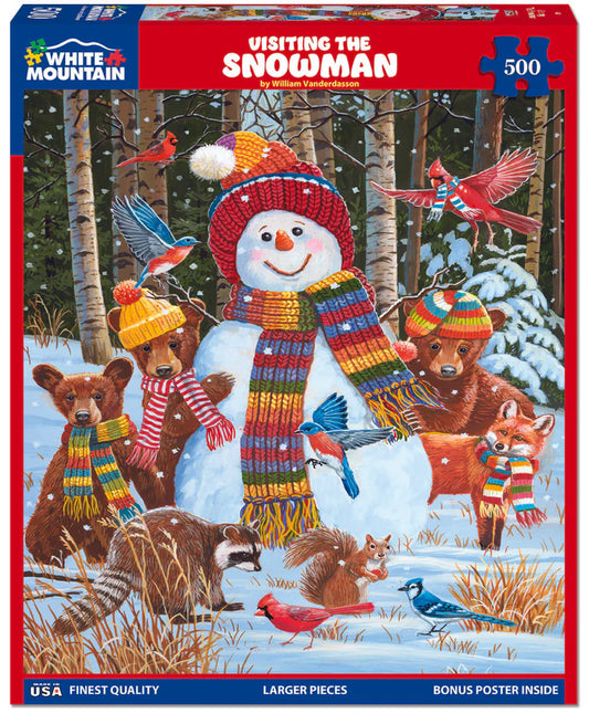 Visiting the Snowman - White Mountain