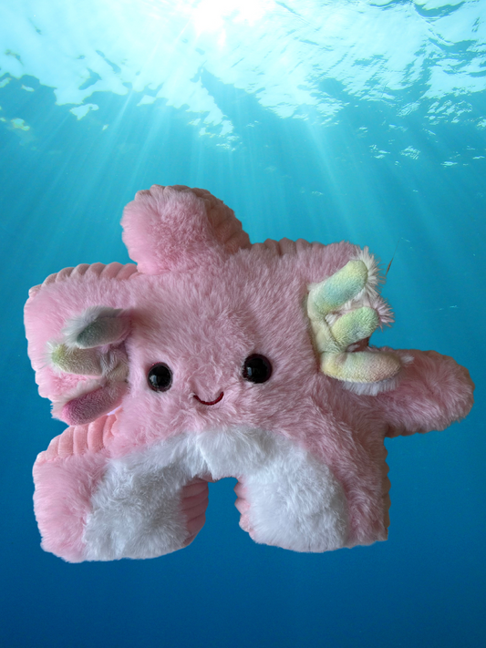8.5" Axolotl Pluzzle Plushie - Sealife Collection